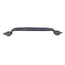 Hammered Hinges [301.07] Forged Iron Cabinet &amp; Drawer Pull - Heart Ends - 5&quot; C/C - 7&quot; L