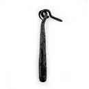 Hammered Hinges [305.03] Forged Iron Cabinet & Drawer Threaded Pull - Tear Drop - 3" L