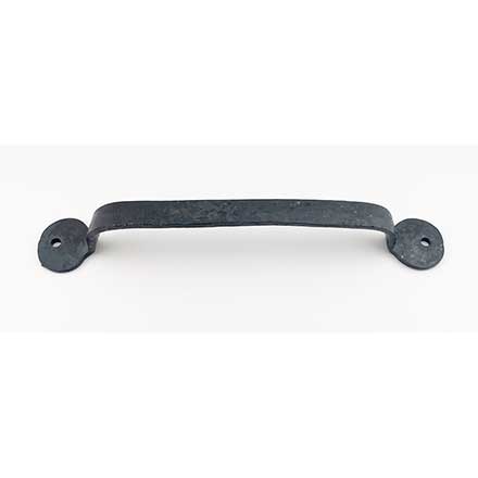 Hammered Hinges [306.07] Forged Iron Cabinet &amp; Drawer Pull - Bean Ends - 5&quot; C/C - 7&quot; L