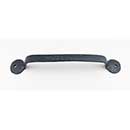 Hammered Hinges [306.07] Forged Iron Cabinet &amp; Drawer Pull - Bean Ends - 5&quot; C/C - 7&quot; L