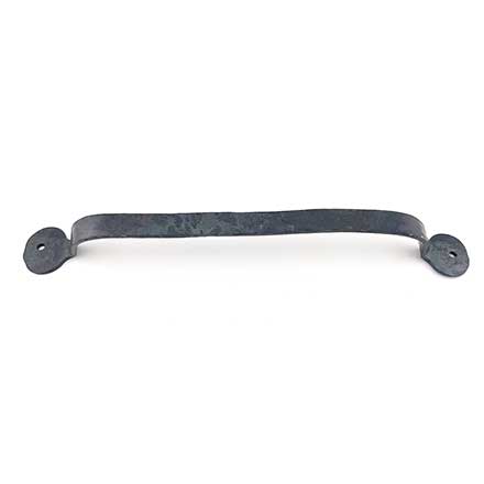 Hammered Hinges [306.09] Forged Iron Cabinet &amp; Drawer Pull - Bean Ends - 8&quot; C/C - 9&quot; L