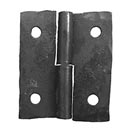 Hammered Hinges [108G.20L] Wrought Iron Cabinet Slip Hinge - Left - 1 11/16" W x 2" H