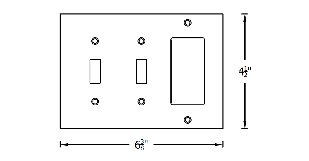 Hammered Hinges [902TS-931FO] Forged Iron Wall Plate
