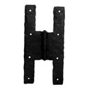 Hammered Hinges [103.08] Handmade Wrought Iron Passage Door H-Hinge - Inset - 4 1/2" W x 8" H