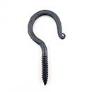 Hammered Hinges [501.04] Forged Iron Threaded Hanging Hook - 4&quot; L