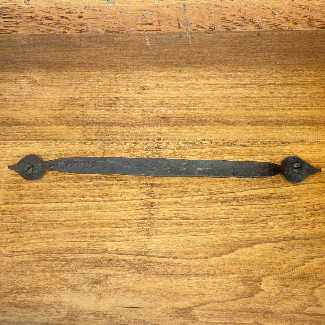 Hammered Hinges [301.09] Forged Iron Cabinet / Drawer Pull