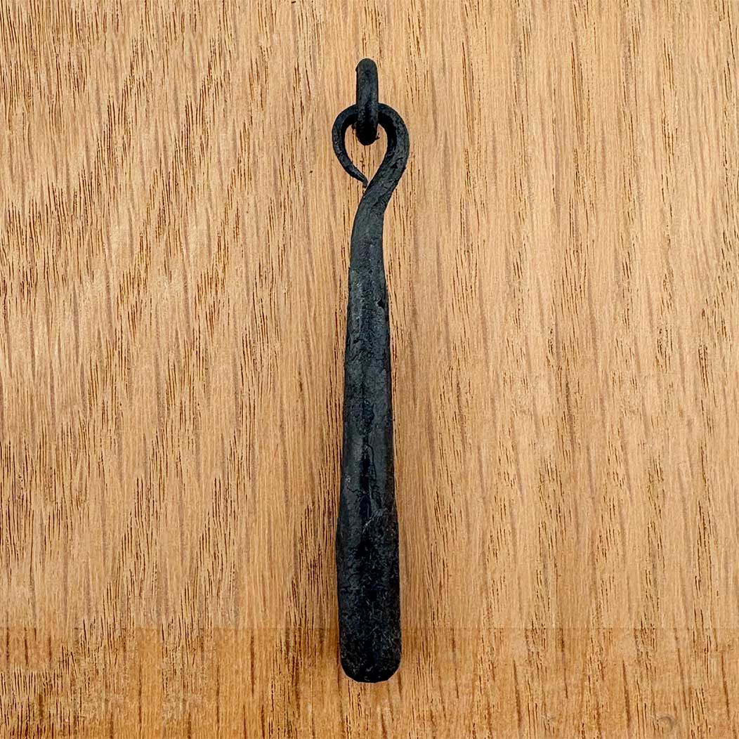 Hammered Hinges [305.03] Forged Iron Cabinet / Drawer Drop Pull