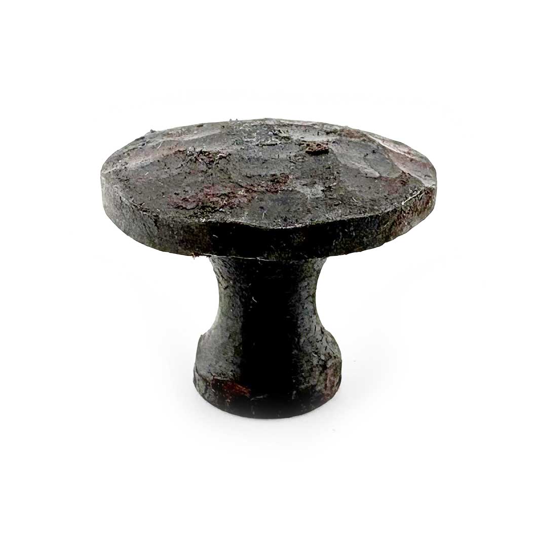 Hammered Hinges [402.BG] Forged Iron Cabinet & Drawer Knob