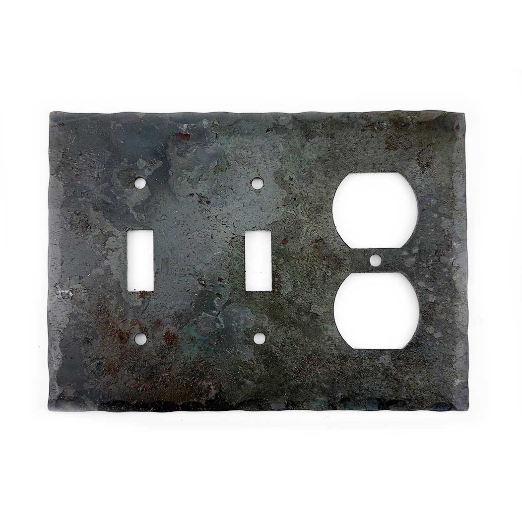 Hammered Hinges [902TS-921SO] Forged Iron Wall Plate