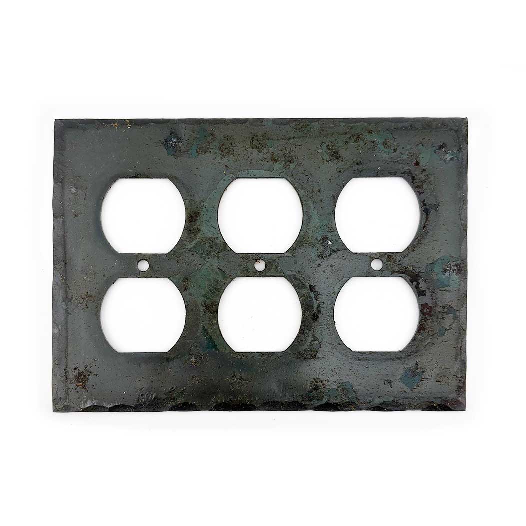 Hammered Hinges [923SO] Forged Iron Wall Plate