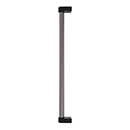Hapny Home [C1002-BMB] Acrylic &amp; Solid Brass Appliance Pull Handle - Clarity Series - Smoke - Matte Black Finish - 18&quot; C/C - 18 15/16&quot; L
