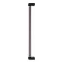 Hapny Home [C1002-BMB] Acrylic &amp; Solid Brass Appliance Pull Handle - Clarity Series - Oversized - Smoke - Matte Black Finish - 18&quot; C/C - 18 15/16&quot; L