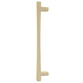 Hapny Home [D1007-SB] Solid Brass Appliance Pull Handle - Diamond Series - Satin Brass Finish - 12" C/C - 14 3/4" L