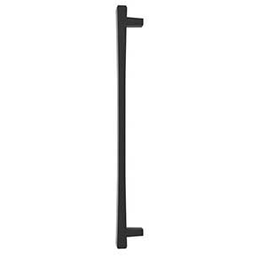 Hapny Home [D1008-MB] Solid Brass Appliance Pull Handle - Diamond Series - Matte Black Finish - 18" C/C - 20 3/4" L