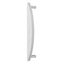 Hapny Home [HM1022-SN] Solid Brass Appliance Pull Handle - Half Moon Series - Satin Nickel Finish - 12" C/C - 13 3/4" L