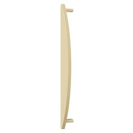 Hapny Home [HM1023-SB] Solid Brass Appliance Pull Handle - Half Moon Series - Satin Brass Finish - 18&quot; C/C - 19 3/4&quot; L