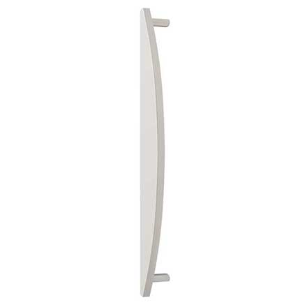 Hapny Home [HM1023-SN] Solid Brass Appliance Pull Handle - Half Moon Series - Satin Nickel Finish - 18" C/C - 19 3/4" L