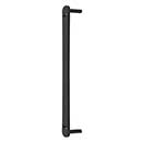 Hapny Home [H1025-MB] Solid Brass Appliance Pull Handle - Horizon Series - Matte Black Finish - 12&quot; C/C - 13 1/8&quot; L