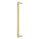 Hapny Home [H1025-SB] Solid Brass Appliance Pull Handle - Horizon Series - Satin Brass Finish - 12" C/C - 13 1/8" L