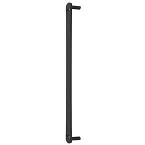 Hapny Home [H1026-MB] Solid Brass Appliance Pull Handle - Horizon Series - Matte Black Finish - 18" C/C - 19 1/8" L