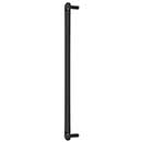 Hapny Home [H1026-MB] Solid Brass Appliance Pull Handle - Horizon Series - Matte Black Finish - 18" C/C - 19 1/8" L