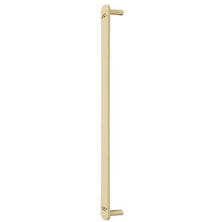 Hapny Home [H1026-SB] Solid Brass Appliance Pull Handle - Horizon Series - Satin Brass Finish - 18&quot; C/C - 19 1/8&quot; L