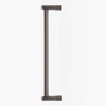 Hapny Home [K1031-GP] Solid Brass Appliance Pull Handle - Knurled Series - Graphite Finish - 12&quot; C/C - 12 3/4&quot; L