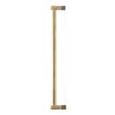 Hapny Home [K1032-AB] Solid Brass Appliance Pull Handle - Knurled Series - Aged Brass Finish - 18" C/C - 18 3/4" L