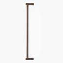 Hapny Home [K1032-AE] Solid Brass Appliance Pull Handle - Knurled Series - Antique English Finish - 18" C/C - 18 3/4" L
