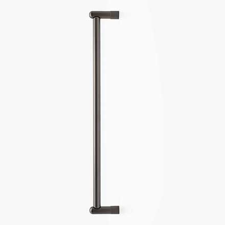 Hapny Home [K1032-GP] Solid Brass Appliance Pull Handle - Knurled Series - Graphite Finish - 18&quot; C/C - 18 3/4&quot; L