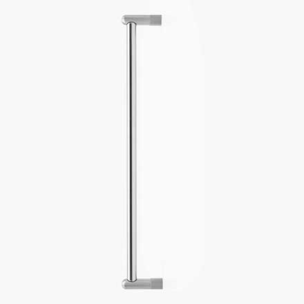 Hapny Home [K1032-SN] Solid Brass Appliance Pull Handle - Knurled Series - Satin Nickel Finish - 18&quot; C/C - 18 3/4&quot; L