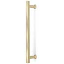 Hapny Home [M1029-SB] Solid Brass Appliance Pull Handle - Mod Series - Satin Brass Finish - 18&quot; C/C - 20 3/8&quot; L