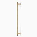 Hapny Home [M1029-ULB] Solid Brass Appliance Pull Handle - Mod Series - Satin Brass (Unlacquered) Finish - 18" C/C - 20 3/8" L