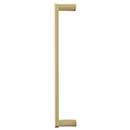 Hapny Home [R1004-SB] Solid Brass Appliance Pull Handle - Ribbed Series - Satin Brass Finish - 12" C/C - 12 7/8" L