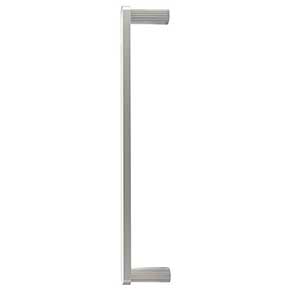 Hapny Home [R1004-SN] Solid Brass Appliance Pull Handle - Ribbed Series - Satin Nickel Finish - 12" C/C - 12 7/8" L