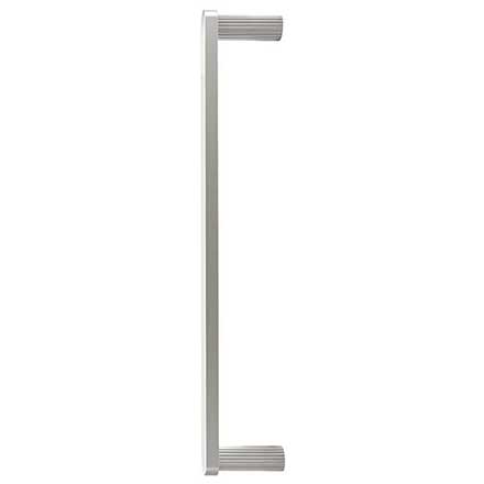 Hapny Home [R1004-SN] Solid Brass Appliance Pull Handle - Ribbed Series - Satin Nickel Finish - 12&quot; C/C - 12 7/8&quot; L