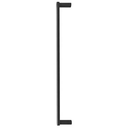 Hapny Home [R1005-MB] Solid Brass Appliance Pull Handle - Ribbed Series - Matte Black Finish - 18&quot; C/C - 18 7/8&quot; L