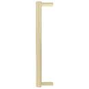 Hapny Home [SU1016-SB] Solid Brass Appliance Pull Handle - Sunburst Series - Satin Brass Finish - 12&quot; C/C - 12 11/16&quot; L