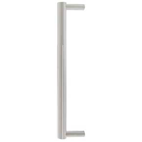 Hapny Home [SU1016-SN] Solid Brass Appliance Pull Handle - Sunburst Series - Satin Nickel Finish - 12" C/C - 12 11/16" L