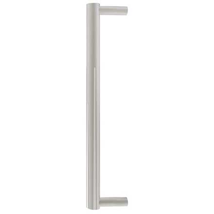 Hapny Home [SU1016-SN] Solid Brass Appliance Pull Handle - Sunburst Series - Satin Nickel Finish - 12" C/C - 12 11/16" L