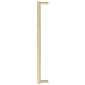 Hapny Home [SU1017-SB] Solid Brass Appliance Pull Handle - Sunburst Series - Satin Brass Finish - 18" C/C - 18 11/16" L