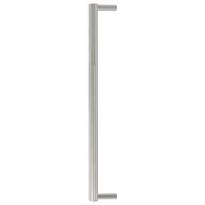 Hapny Home [SU1017-SN] Solid Brass Appliance Pull Handle - Sunburst Series - Satin Nickel Finish - 18" C/C - 18 11/16" L
