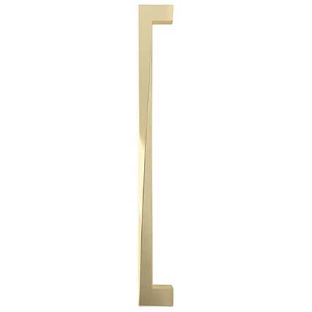 Hapny Home [TW1020-SB] Solid Brass Appliance Pull Handle - Twist Series - Satin Brass Finish - 18&quot; C/C - 18 13/16&quot; L