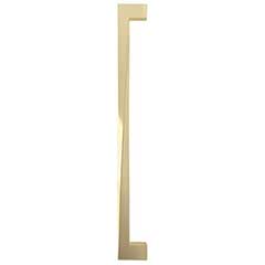 Hapny Home [TW1020-SB] Solid Brass Appliance Pull Handle - Twist Series - Satin Brass Finish - 18" C/C - 18 13/16" L