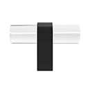Clear Acrylic & Matte Black Finish - Clarity Collection Hardware Suite - Hapny Home Decorative Hardware Series