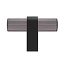 Smoke Acrylic & Matte Black Finish - Clarity Collection Hardware Suite - Hapny Home Decorative Hardware Series