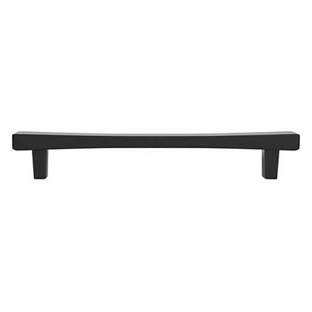 Hapny Home [D516-MB] Solid Brass Cabinet Pull Handle - Diamond Series - Oversized - Matte Black Finish - 6&quot; C/C - 7 9/16&quot; L