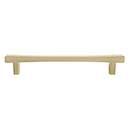 Hapny Home [D516-SB] Solid Brass Cabinet Pull Handle - Diamond Series - Oversized - Satin Brass Finish - 6&quot; C/C - 7 9/16&quot; L