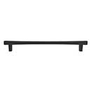 Hapny Home [D517-MB] Solid Brass Cabinet Pull Handle - Diamond Series - Oversized - Matte Black Finish - 8" C/C - 9 9/16" L