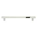 Hapny Home [D517-PN] Solid Brass Cabinet Pull Handle - Diamond Series - Oversized - Polished Nickel Finish - 8&quot; C/C - 9 9/16&quot; L